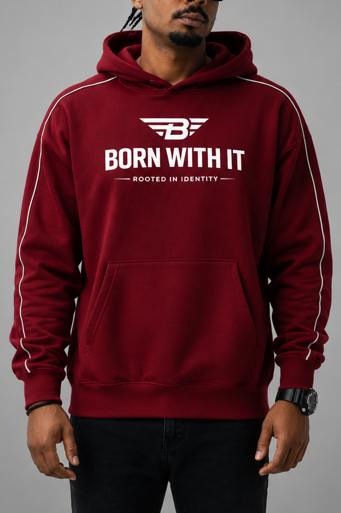 BORN WITH IT™ RAGLAN HOODIE
