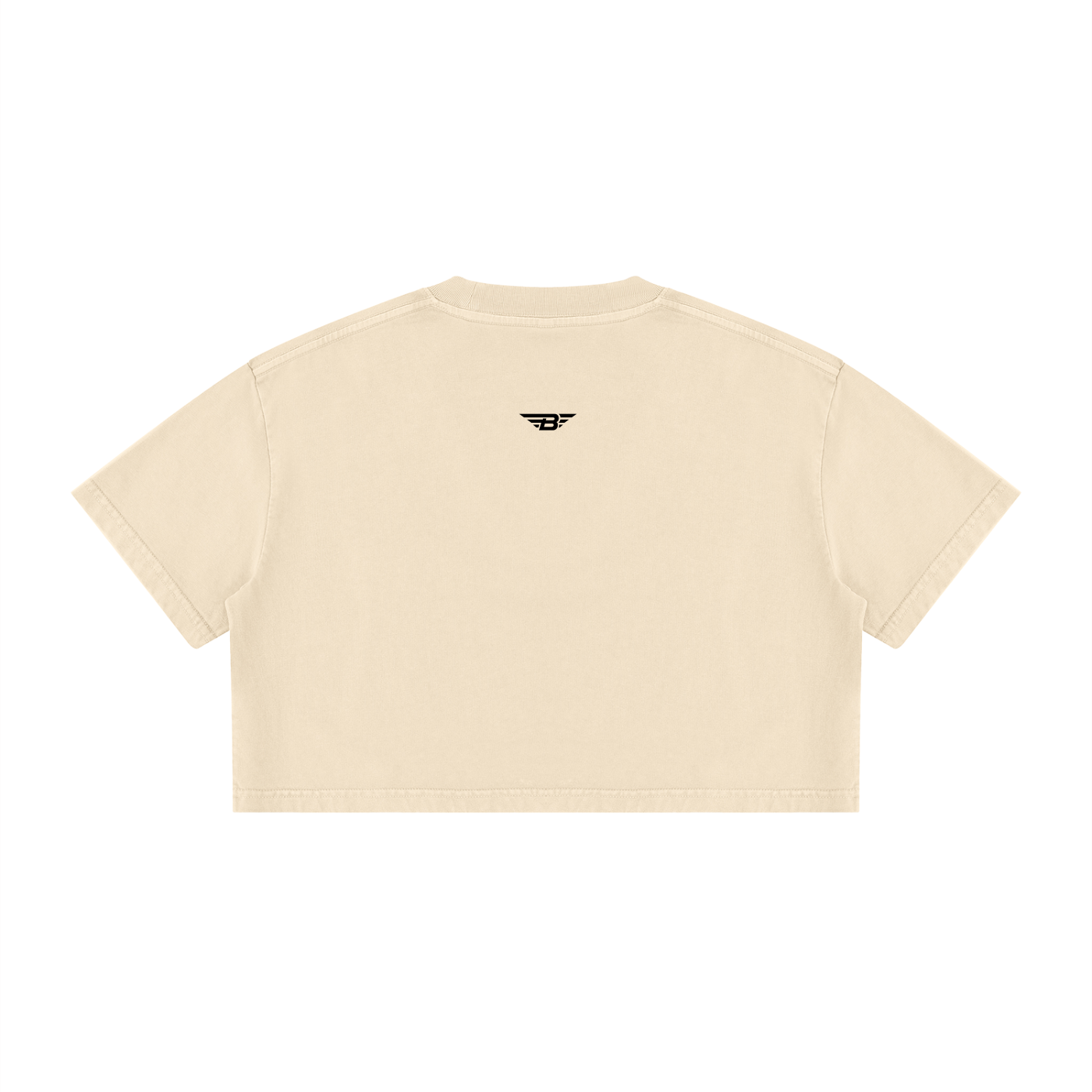 Women's Mineral Wash Cotton Crop T-Shirt