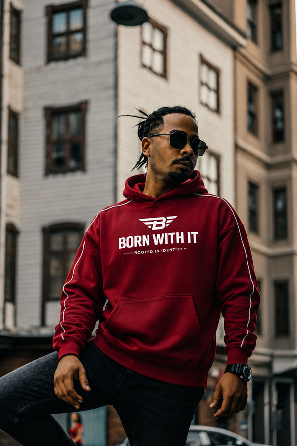BORN WITH IT™ RAGLAN HOODIE