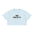 Women's Mineral Wash Cotton Crop T-Shirt