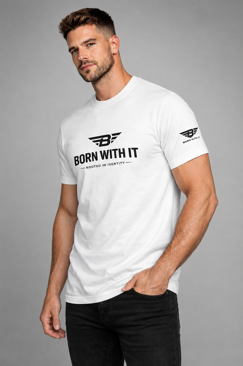 ORGANIC COTTON T-SHIRT | Built for men who move with purpose and confidence”