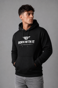 SUDADERA CON CAPUCHA SIGNATURE "BORN WITH IT"