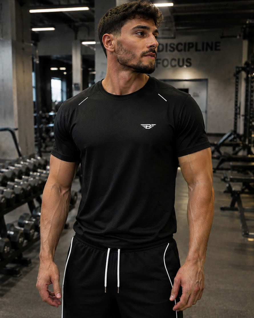 MEN'S RAGLAN REFLECTIVE T-SHIRT