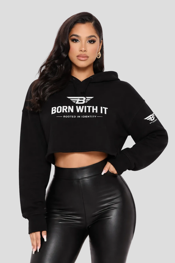 WOMEN'S CROP HOODIE