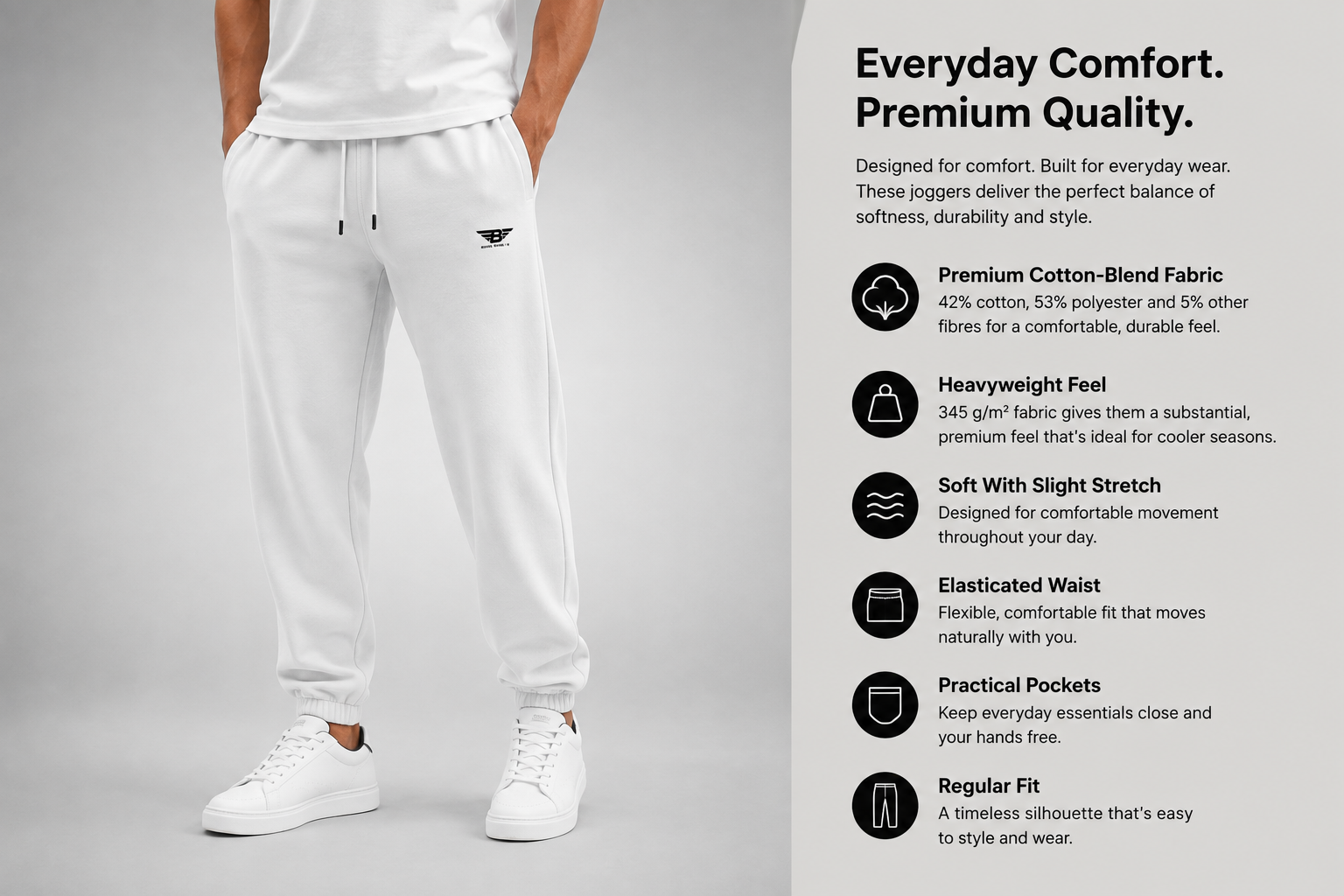 HEAVY WEIGHT FLEECE JOGGERS