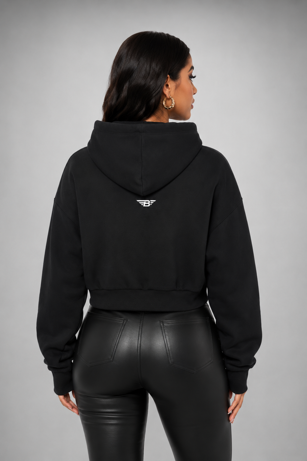 CROP HOODIE | BORN WITH IT. WEAR YOUR TRUTH