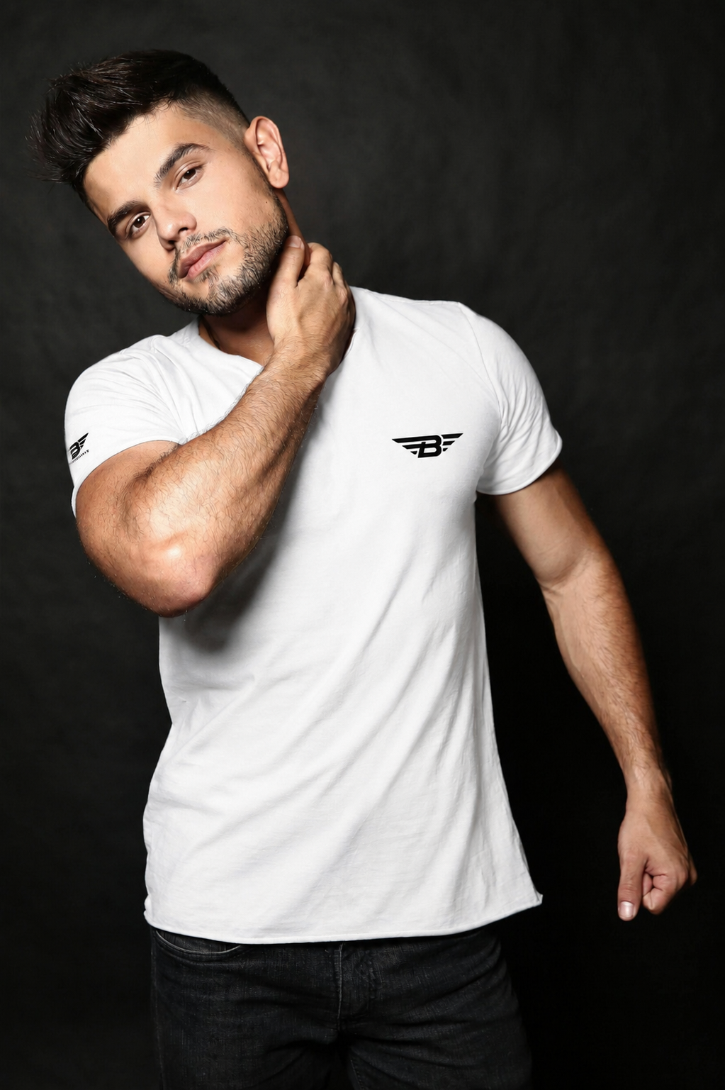 MEN'S PREMIUM ATHLEASIURE WHITE T- SHIRT| Born With It