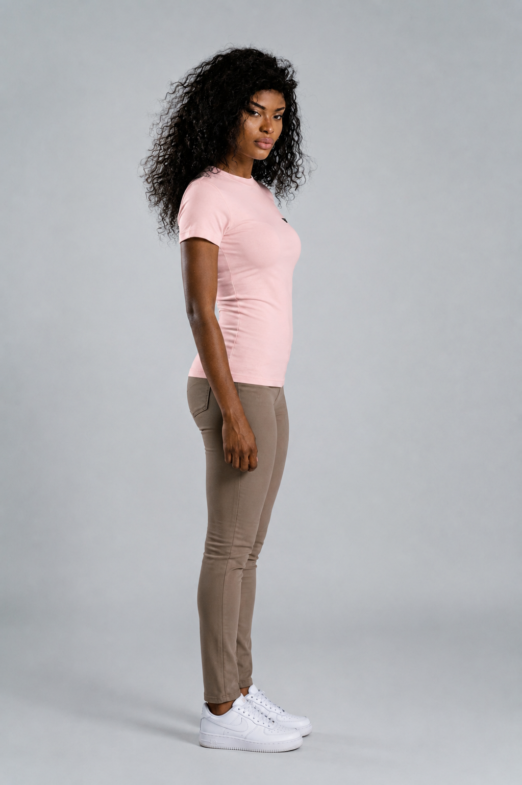 THE BODYCON CREW NECK T-SHIRT